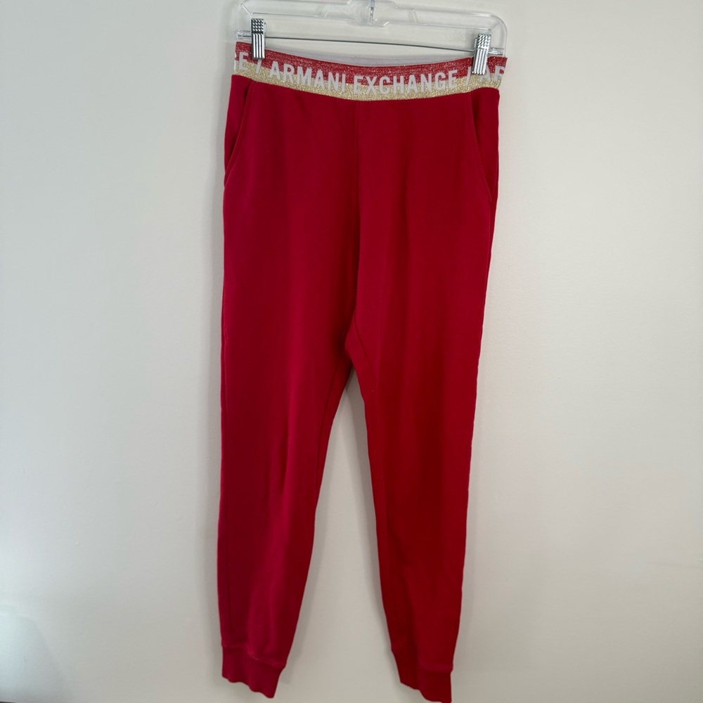 Armani Exchange Joggers Red Small